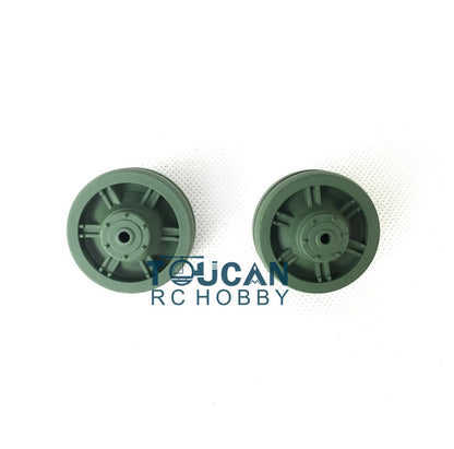 Plastic Tracks Sprockets Road Wheels With Plastic Suspension Idlers For HengLong 1/16 3869/3879 RC Tank Vehicle DIY Model