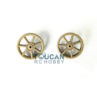 IN Stock Plastic Sprockets Road Wheels Idlers Accessories Pack Decal Assembled Chassis For HL 1/16 3858 RC Tank Vehicle DIY Model