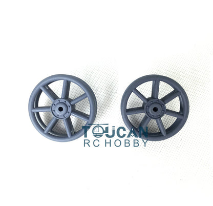 Plastic Sprockets Road Wheels Idlers Accessories Pack Decal Assembled Chassis For HL 1/16 3859 RC Tank Vehicle DIY Model