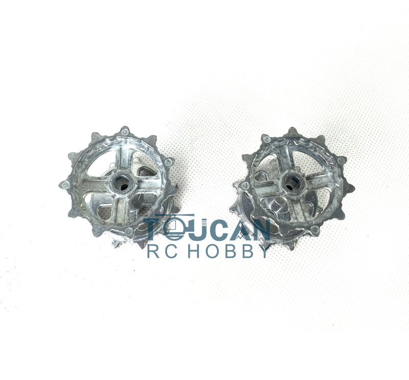 Henglong 1/16 Metal Tracks Sprocket Road Wheels Idlers Mudguard Protection Net Machine Gun For 3899 3899A Tank Vehicle Model
