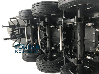 TOUCAN RC HOBBY Fast  Free Shipping TOUCAN RC Chassis Flatbed Semi Trailer for DIY Model 1/14 Tractor Truck Unassembled