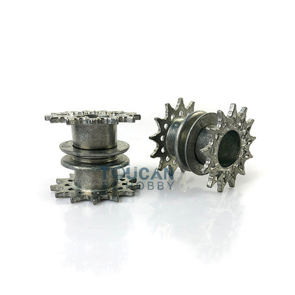 Metal Tracks Paired Linkages Sprockets Driving Wheels Idlers Suspension Bars For Henglong 1/16 Scale USA M26 Pershing RC Tank 3838 Spare Parts