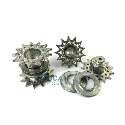 Metal Tracks Paired Linkages Sprockets Driving Wheels Idlers Suspension Bars For Henglong 1/16 Scale USA M26 Pershing RC Tank 3838 Spare Parts