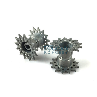 Metal Tracks Paired Linkages Sprockets Driving Wheels Idlers Suspension Bars For Henglong 1/16 Scale USA M26 Pershing RC Tank 3838 Spare Parts