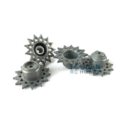 Metal Tracks Paired Linkages Sprockets Driving Wheels Idlers Suspension Bars For Henglong 1/16 Scale USA M26 Pershing RC Tank 3838 Spare Parts