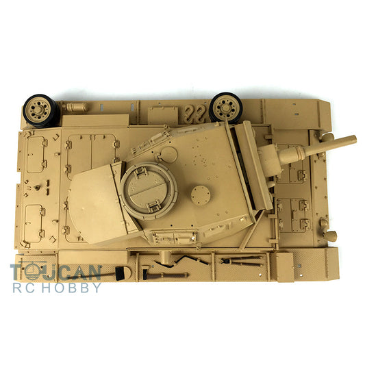 TOUCAN RC HOBBY Henglong 1/16 Scale German Panzer III H RC Tank 3849 Plastic Turret & Upper Hull