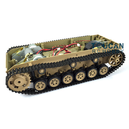 Plastic Sprockets Road Wheels Idlers Accessories Pack Decal Assembled Chassis Rear Rack For HL 1/16 3849 RC Tank Vehicle Model
