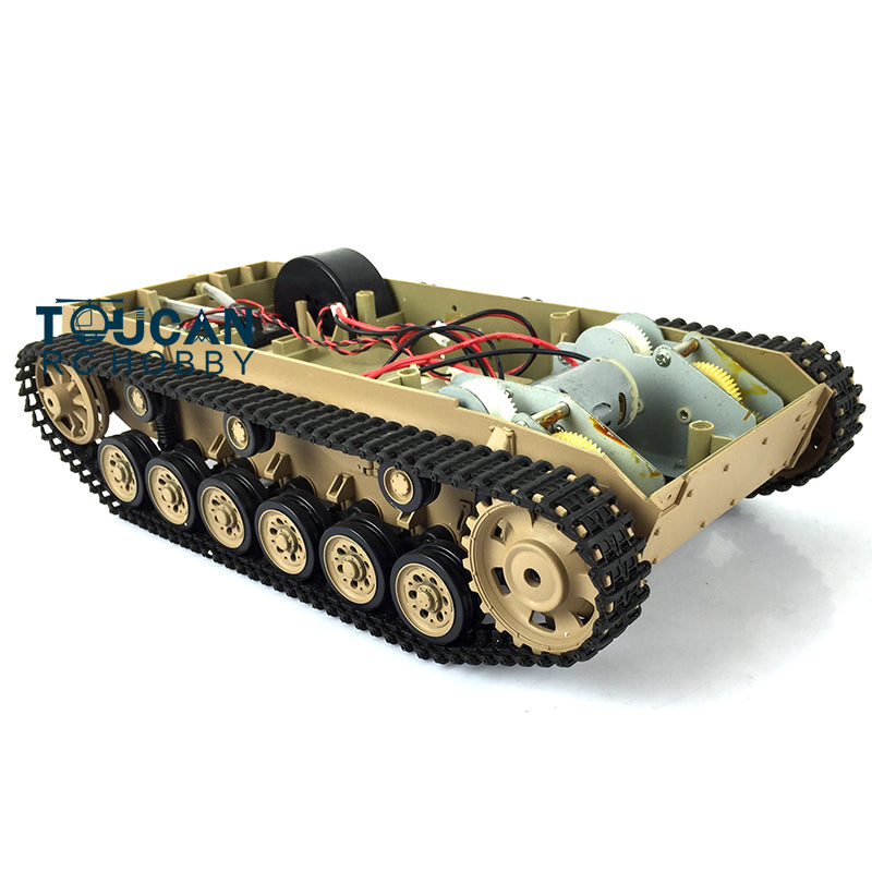Plastic Sprockets Road Wheels Idlers Accessories Pack Decal Assembled Chassis Rear Rack For HL 1/16 3849 RC Tank Vehicle Model