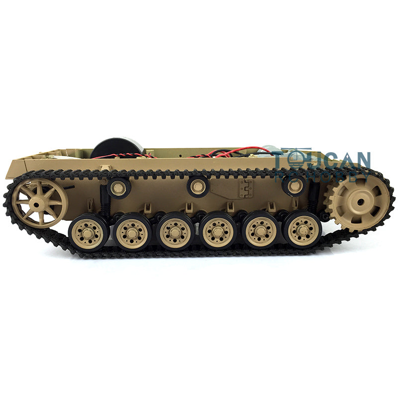 Plastic Sprockets Road Wheels Idlers Accessories Pack Decal Assembled Chassis Rear Rack For HL 1/16 3849 RC Tank Vehicle Model