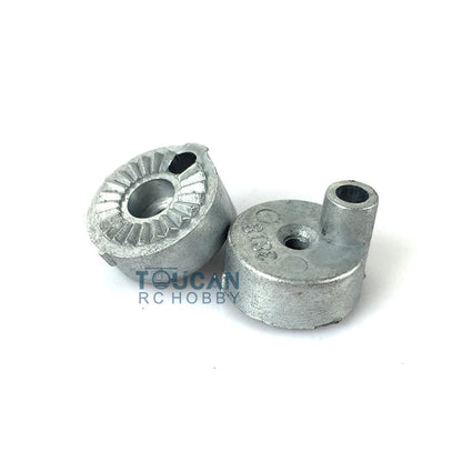 Metal Tracks Idler Sprockets Front Armour Guard Plate Ajusters Bearings For Henglong 1/16 German Tiger I 3818 Panther RC Tank DIY Parts