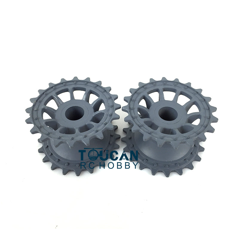 Plastic Tracks Road Wheels Sprockets Idlers Armors Turret Cupola Decoration Decal For Henglong 1/16 German Tiger I 3818/Panther 3819 RC Tank Parts