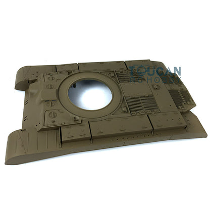Plastic Upper Hull Spare Part For Henglong 1/16 Scale RC Tank China ZTZ 99 3899/German Stug III 3868/German Panzer III L 3848/USA M26 Pershing 3838