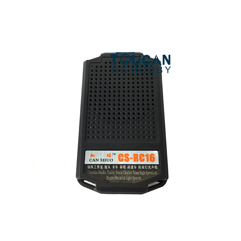 IN Stock CS RC16 2 in 1 Light Sound System Set 1.5 Inches Speaker for 1/14 RC Crawler Tractor Trucks Off-road Vehicle DIY Acceessories