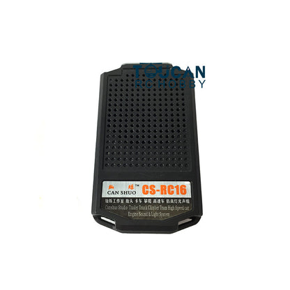 CS RC16 2 in 1 Sound Light System 2 Inches Speaker for 1/14 RC Crawler Tractor Trucks Off-road Vehicle Model DIY Acceessories