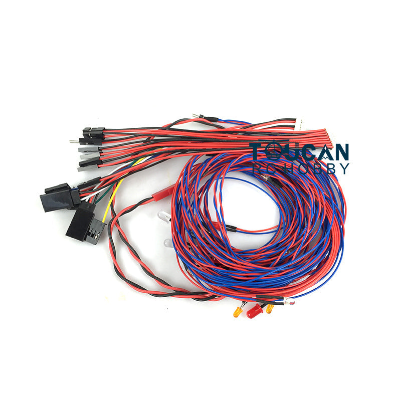 IN Stock CS RC16 2 in 1 Light Sound System Set 1.5 Inches Speaker for 1/14 RC Crawler Tractor Trucks Off-road Vehicle DIY Acceessories