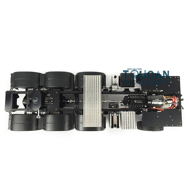 TOUCAN RC HOBBY LESU 1/14 8*8 Metal Heavy-duty Chassis Radio Controlled R620 Servos Gearbox Motor SAVOX DIY Tractor Truck Cars Hobby Model Motor Servo