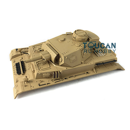 Henglong 1/16 Scale German Panzer IV F RC Tank 3858 Remote Control Model Plastic Turret & Upper Hull