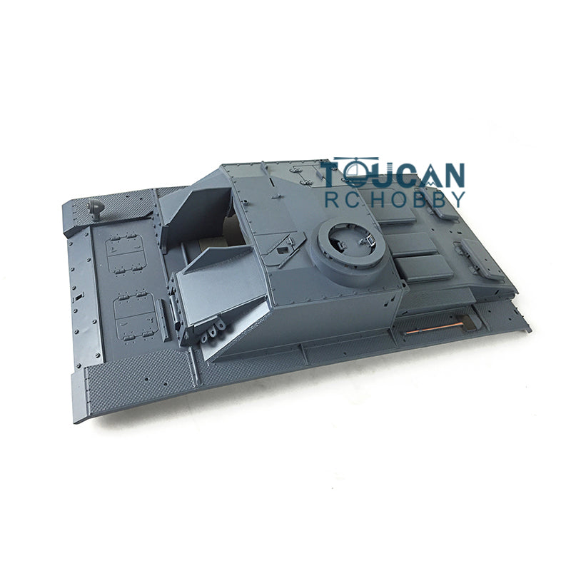 Plastic Upper Hull Spare Part For Henglong 1/16 Scale RC Tank China ZTZ 99 3899/German Stug III 3868/German Panzer III L 3848/USA M26 Pershing 3838