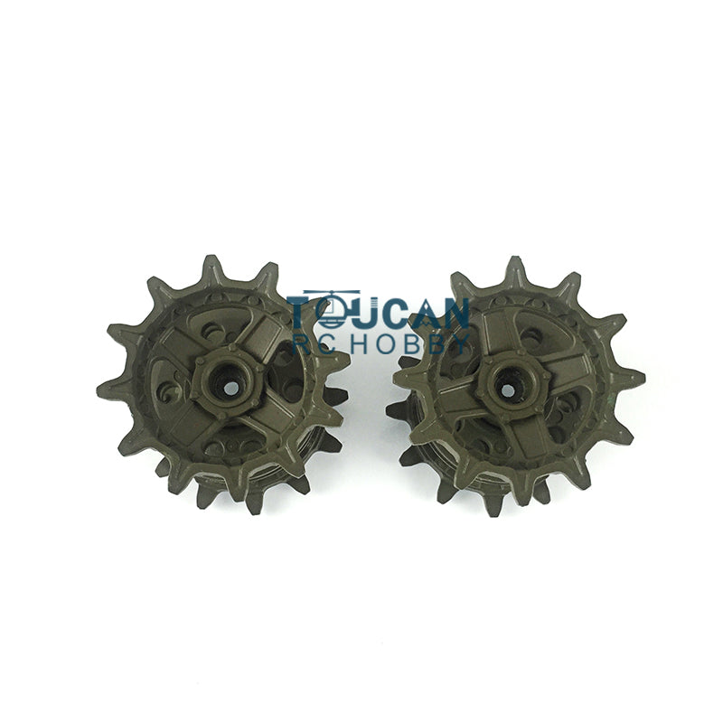 IN Stock Heng Long Plastic Sprockets Road Wheels Idlers Telescopic Barrel Accessories Package For 3939 Russian T72 RC Tank Vehicle Model