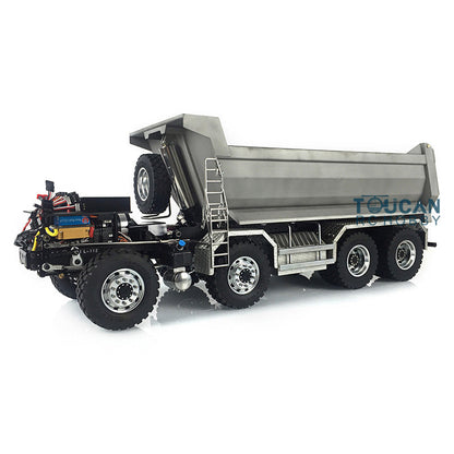 TOUCAN RC HOBBY LESU TGS Cabin 1/14 8*8/6*6 Metal RC Dumper Truck Hydraulic Contruction Vehicle 540 Brushed Motor Light Sound for Professional Model Hobbyists