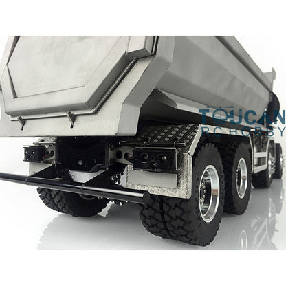 TOUCAN RC HOBBY LESU TGS Cabin 1/14 8*8/6*6 Metal RC Dumper Truck Hydraulic Contruction Vehicle 540 Brushed Motor Light Sound for Professional Model Hobbyists