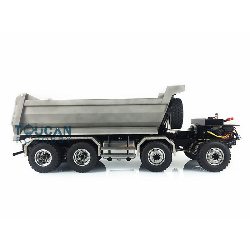TOUCAN RC HOBBY LESU TGS Cabin 1/14 8*8/6*6 Metal RC Dumper Truck Hydraulic Contruction Vehicle 540 Brushed Motor Light Sound for Professional Model Hobbyists