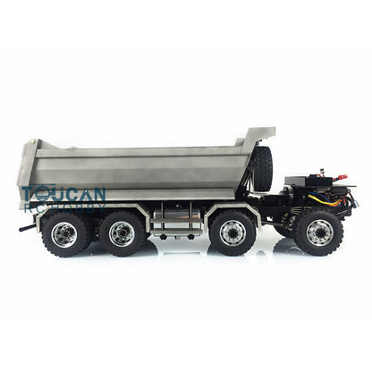 TOUCAN RC HOBBY LESU TGS Cabin 1/14 8*8/6*6 Metal RC Dumper Truck Hydraulic Contruction Vehicle 540 Brushed Motor Light Sound for Professional Model Hobbyists