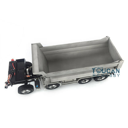 TOUCAN RC HOBBY LESU TGS Cabin 1/14 8*8/6*6 Metal RC Dumper Truck Hydraulic Contruction Vehicle 540 Brushed Motor Light Sound for Professional Model Hobbyists