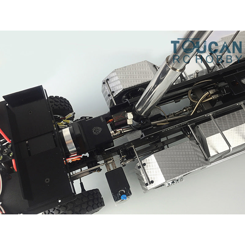 TOUCAN RC HOBBY LESU TGS Cabin 1/14 8*8/6*6 Metal RC Dumper Truck Hydraulic Contruction Vehicle 540 Brushed Motor Light Sound for Professional Model Hobbyists