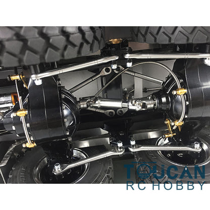TOUCAN RC HOBBY LESU TGS Cabin 1/14 8*8/6*6 Metal RC Dumper Truck Hydraulic Contruction Vehicle 540 Brushed Motor Light Sound for Professional Model Hobbyists