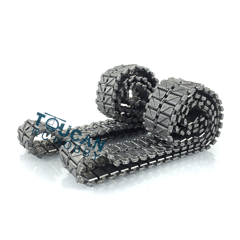 Metal Tracks Paired Linkages Sprockets Driving Wheels Idlers Suspension Bars For Henglong 1/16 Scale USA M26 Pershing RC Tank 3838 Spare Parts