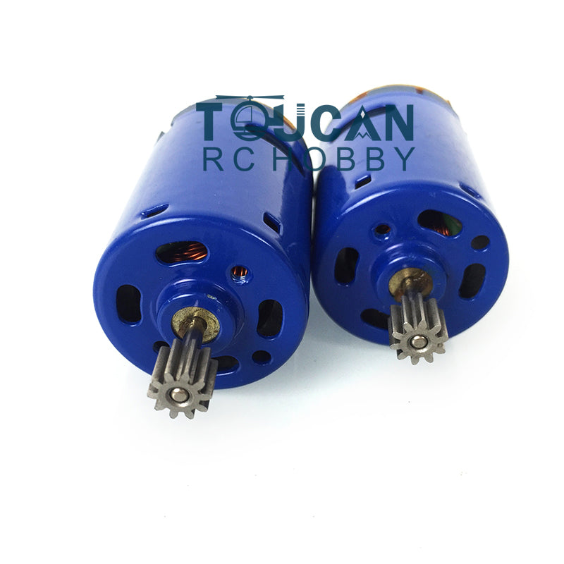 IN Stock Henglong 1/16 Blue Motors 1 Pair without Wire for Ultimate II Driving Gearbox Radio Control RC Tank Model Upgrade Spare Part