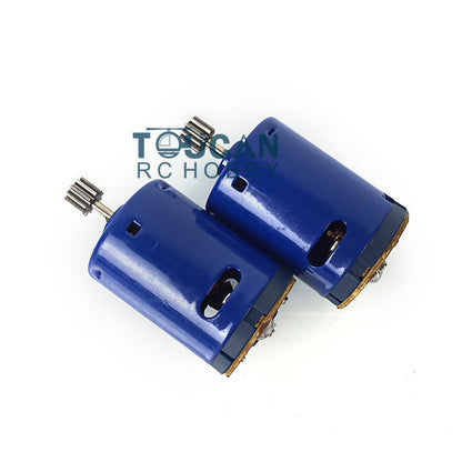IN Stock Henglong 1/16 Blue Motors 1 Pair without Wire for Ultimate II Driving Gearbox Radio Control RC Tank Model Upgrade Spare Part