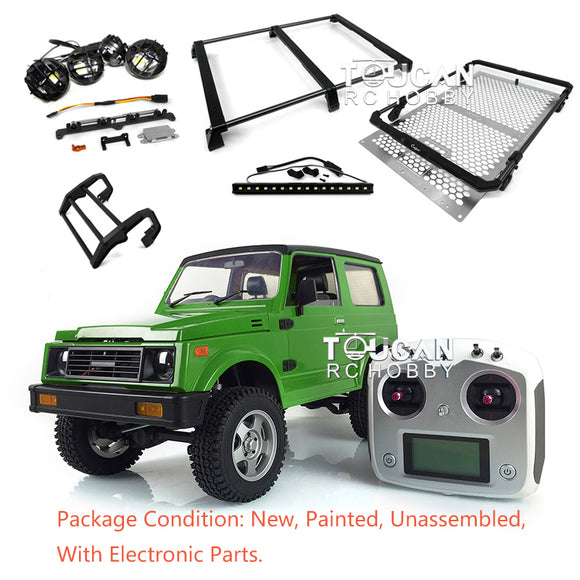 1/6 RC Capo Off-road Crawler Assembled SIXER1 KIT Car Model ESC Motor Servo I6S Radio Control Roof Steering Light
