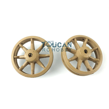 Plastic Sprockets Road Wheels Idlers Accessories Pack Decal Assembled Chassis Rear Rack For HL 1/16 3849 RC Tank Vehicle Model