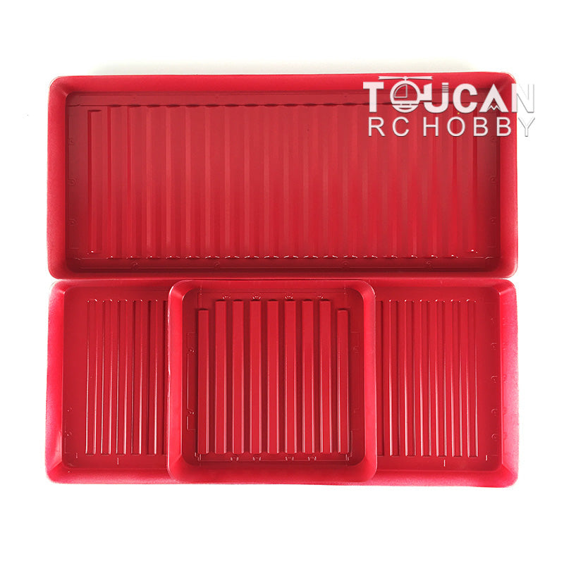 TOUCAN RC HOBBY  20ft 40ft Painted Container Box Metal Frame for 1/14ya Tractor Truck Remote Control Trailer Model Car