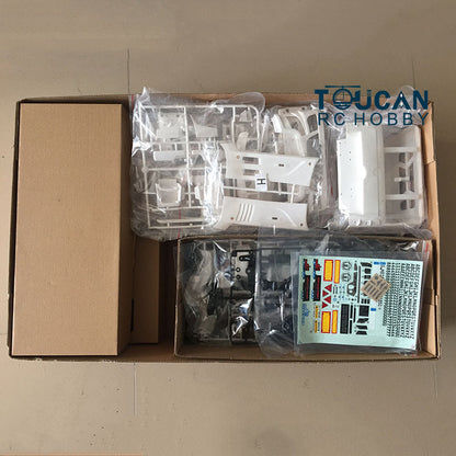Toucanrc 1/14 3-Achsen DIY RC Traktor LKW KIT Modell Motor Open Door Car für TAMIYA Fernbedienung Fahrzeuge