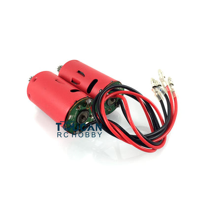 IN Stock Henglong 1/16 Scale Red Motors 1Pair with Wires for Metal Driving Gearbox 6.0 Radio Control RC Tank Model DIY Spare Parts