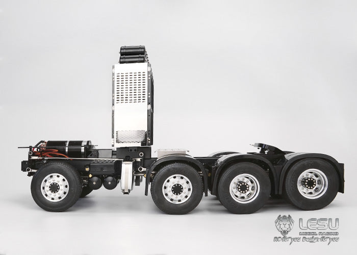 TOUCAN RC HOBBY LESU 1/14 8*8 Metal Heavy-duty Chassis Radio Controlled R620 Servos Gearbox Motor SAVOX DIY Tractor Truck Cars Hobby Model Motor Servo