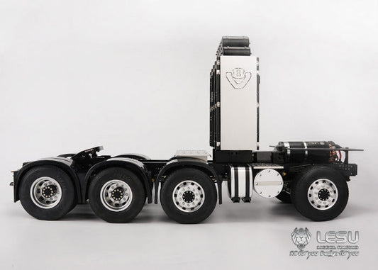 TOUCAN RC HOBBY LESU 1/14 8*8 Metal Heavy-duty Chassis Radio Controlled R620 Servos Gearbox Motor SAVOX DIY Tractor Truck Cars Hobby Model Motor Servo