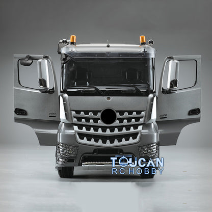 Toucanrc Lackiertes 1/14 RC Sattelzugmaschine 6x4 KIT 35T Motor 3 Achsen DIY Modell für TAMIYA Spielzeugfahrzeuge