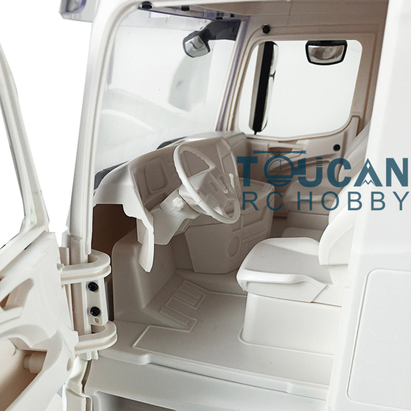 Toucanrc 1/14 3-Achsen DIY RC Traktor LKW KIT Modell Motor Open Door Car für TAMIYA Fernbedienung Fahrzeuge