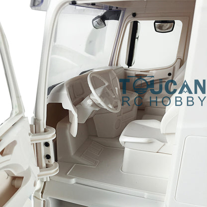 Toucanrc 1/14 3-Achsen DIY RC Traktor LKW KIT Modell Motor Open Door Car für TAMIYA Fernbedienung Fahrzeuge