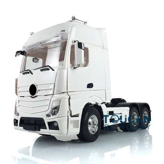 Toucanrc 1/14 3Axles DIY RC Tractor Truck KIT Model Motor Open Door Car for Remote Control Vehicles