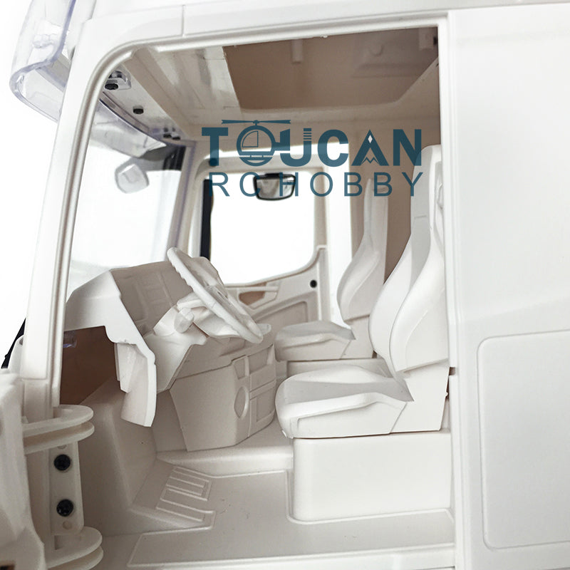 Toucanrc 1/14 3-Achsen DIY RC Traktor LKW KIT Modell Motor Open Door Car für TAMIYA Fernbedienung Fahrzeuge