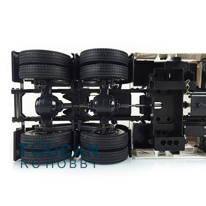 Toucanrc 1/14 3-Achsen DIY RC Traktor LKW KIT Modell Motor Open Door Car für TAMIYA Fernbedienung Fahrzeuge