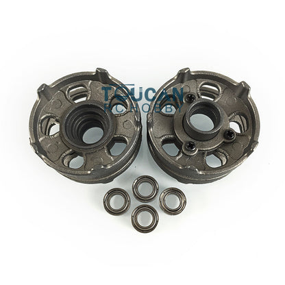 Metal Paired Single Linkages Tracks Sprockets Idlers Upper Hull Guard Plate Net For HL 1/16 Scale Russian T90 RC Tank 3938 Model
