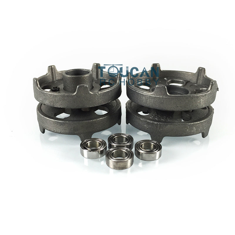 Metal Paired Single Linkages Tracks Sprockets Idlers Upper Hull Guard Plate Net For HL 1/16 Scale Russian T90 RC Tank 3938 Model
