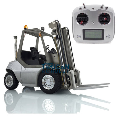 TOUCAN RC HOBBY LESU RC 1/14 Hydraulic forklift Transfer Car Truck Model ESC Motor Light Sound System Metal Front Rear Wheel Hub Toolbox
