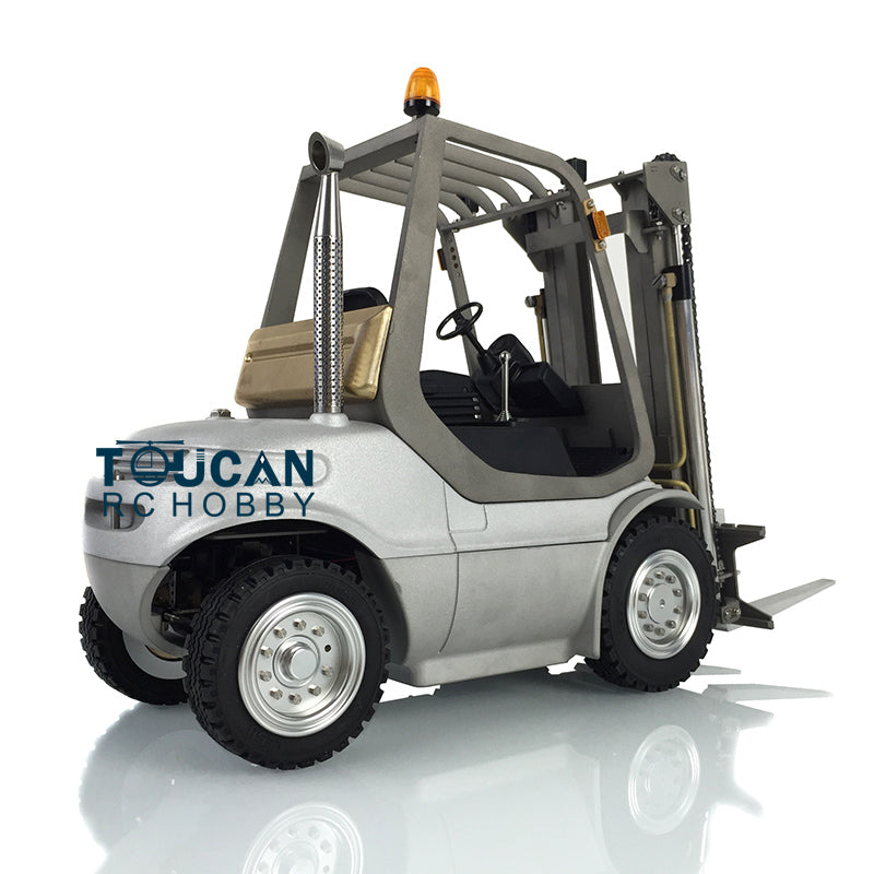 TOUCAN RC HOBBY LESU RC 1/14 Hydraulic forklift Transfer Car Truck Model ESC Motor Light Sound System Metal Front Rear Wheel Hub Toolbox